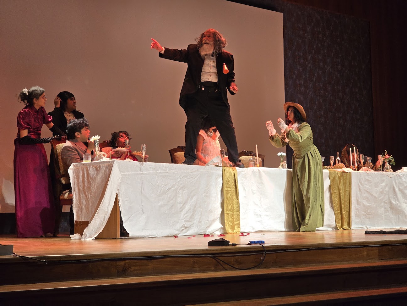 Stills from the Show — The Wedding ensemble performance